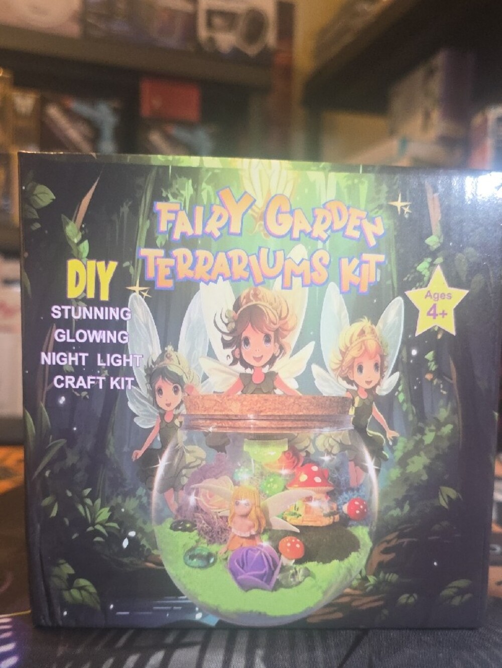 Fairy Garden Terrariums Kit DIY Night Light Factory Sealed - Picture 3 of 4